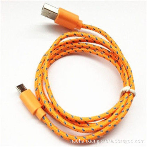 Mobile data braided wire for Samsung mobile phone